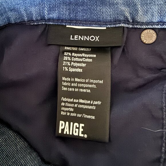 PAIGE Lennox Men's Slim Fit Jeans - NEW with Tags / NWT Transcend Denim Waldo - Picture 6 of 9